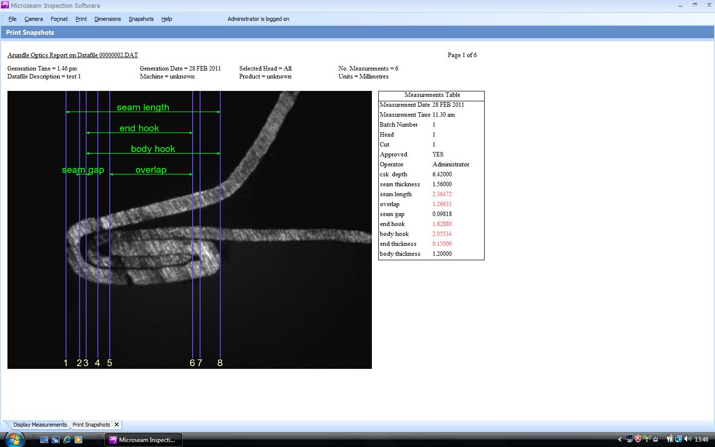 Extra Large Snapshot with Data Attached